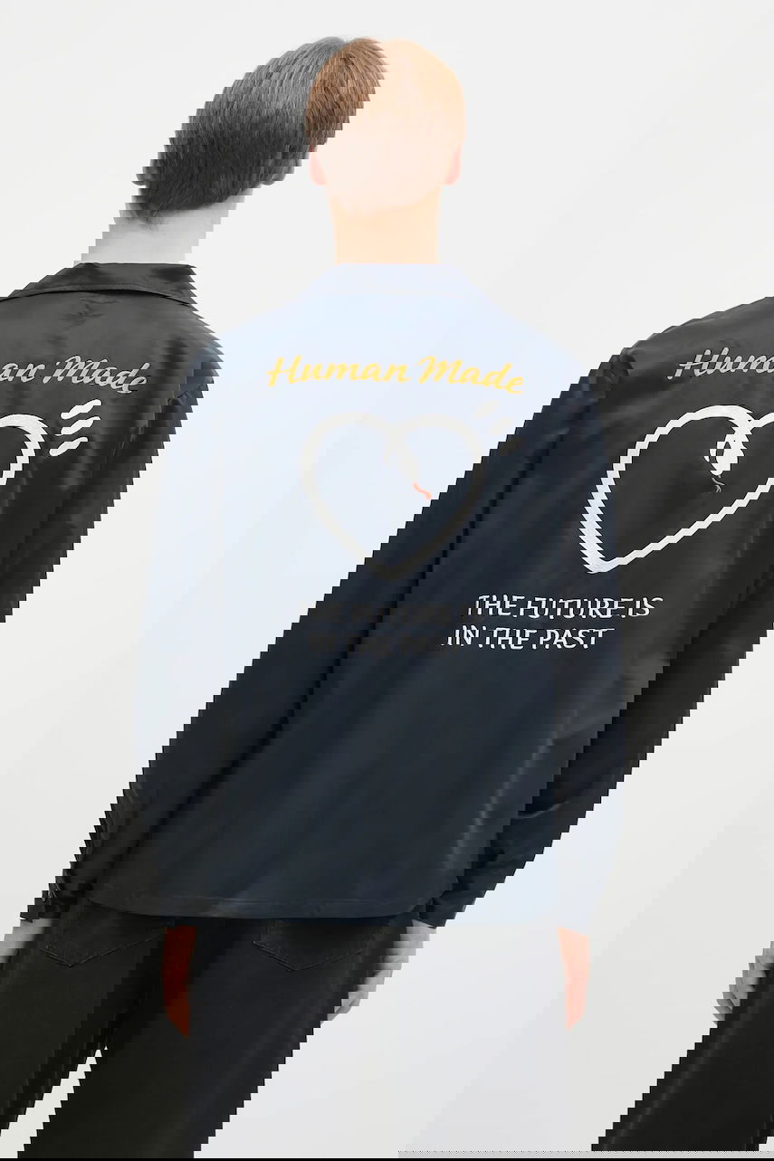 Skjorte Human Made BOWLING SHIRT regular Mørkeblå | HM29SH014, 0