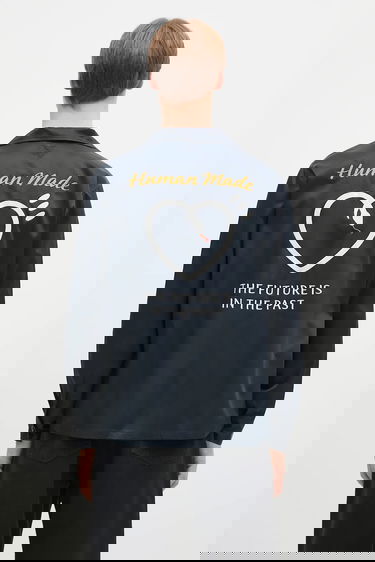 Skjorte Human Made BOWLING SHIRT regular Mørkeblå | HM29SH014, 0