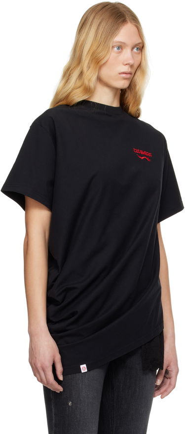 T-shirt Charles Jeffrey Loverboy Charles Jeffrey LOVERBOY Topsy Turvy T-Shirt Sort | 54101301, 1