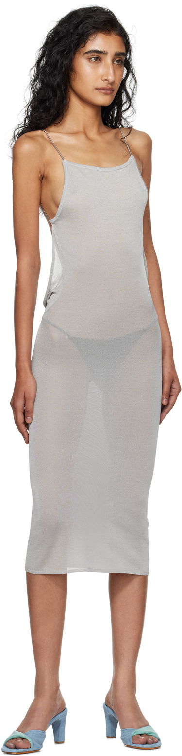 Kjole Miaou Miaou Awa Maxi Dress Grå | 5076MKTMSL, 3