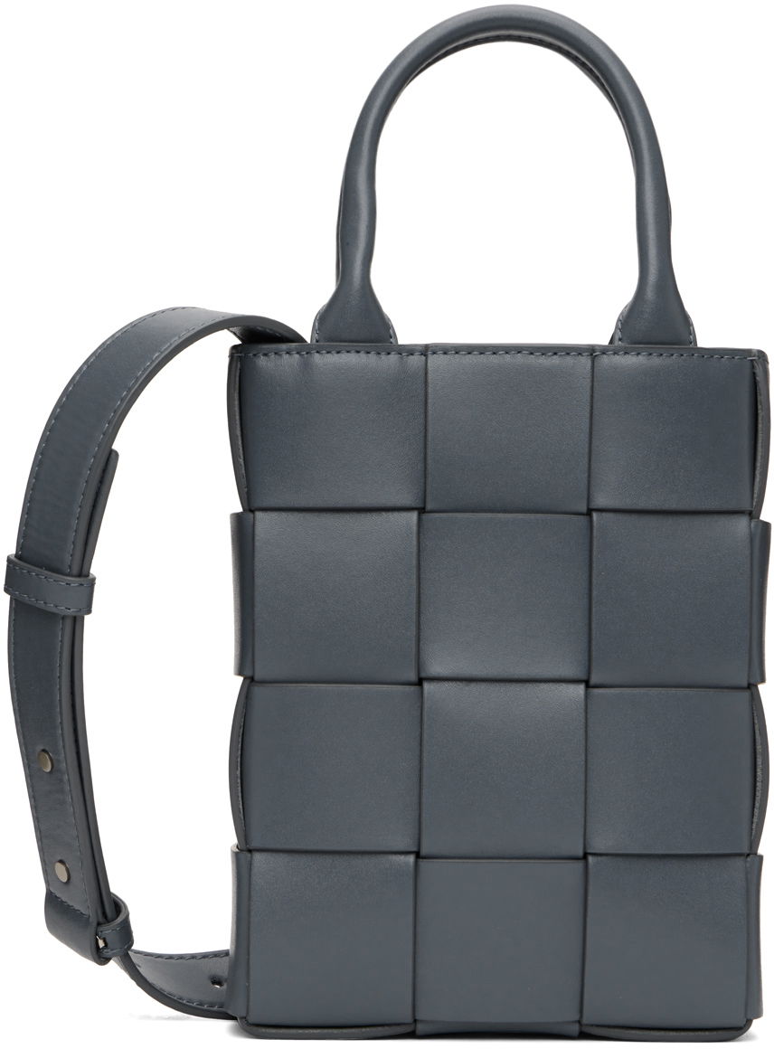 Mulepose Bottega Veneta Mini Cassette Tote Bag Grå | 744036 VB1K0, 0