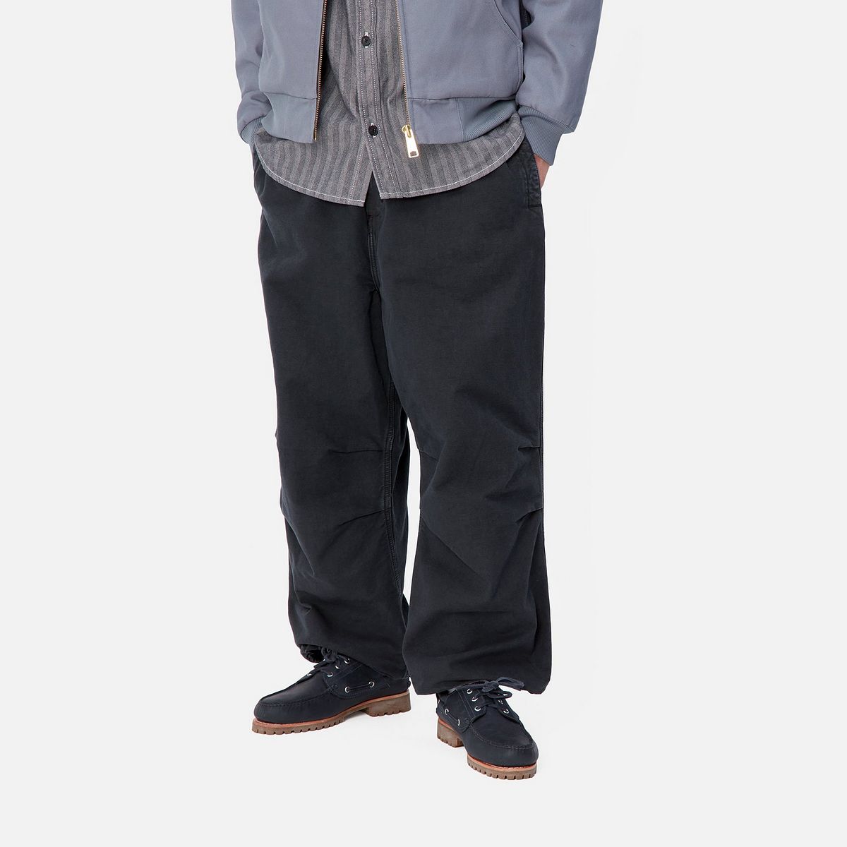 Cargo bukser Carhartt WIP Stone Dyed Black Pants Sort | I033762_9, 0