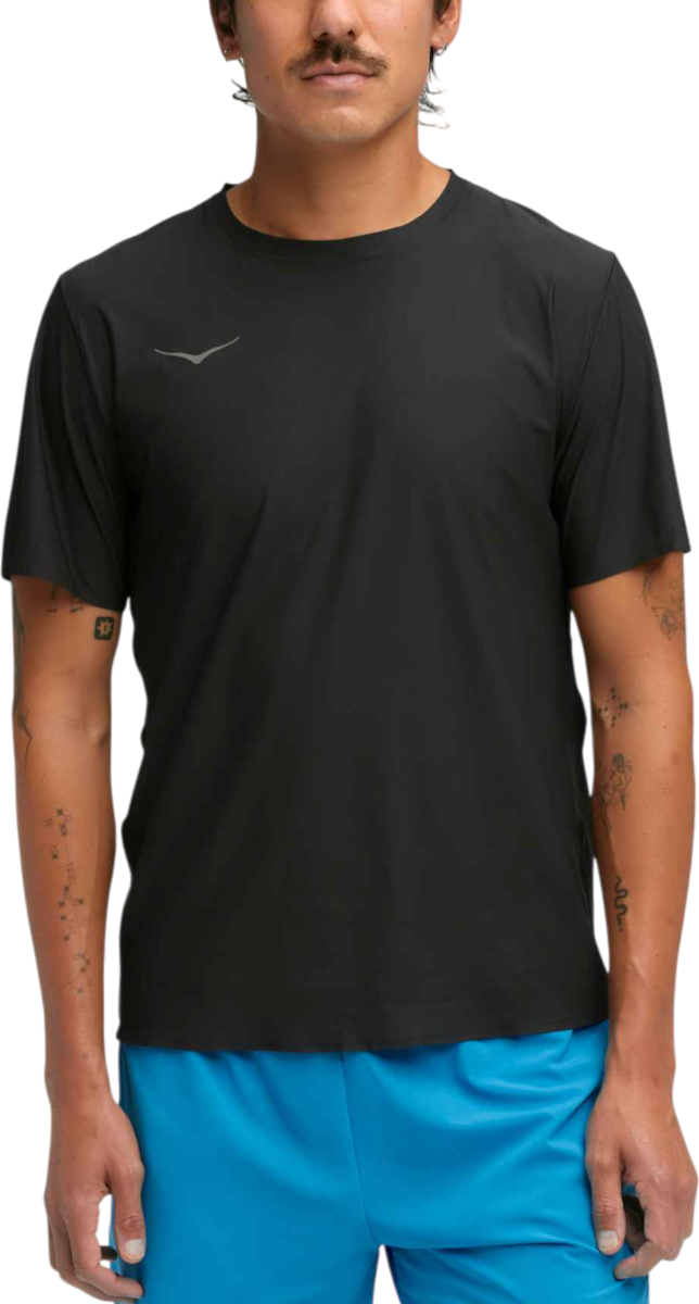 T-shirt Hoka One One Hoka Airolite 2.0 Short Sleeve T-Shirt Sort | 1175771-blk