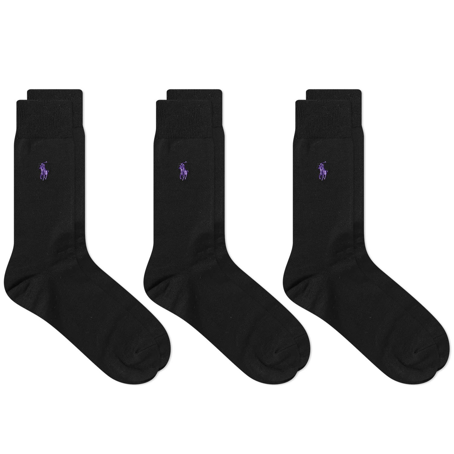Sokker Polo by Ralph Lauren Mercerized Sock - 3 Pack Sort | 449653635005, 0