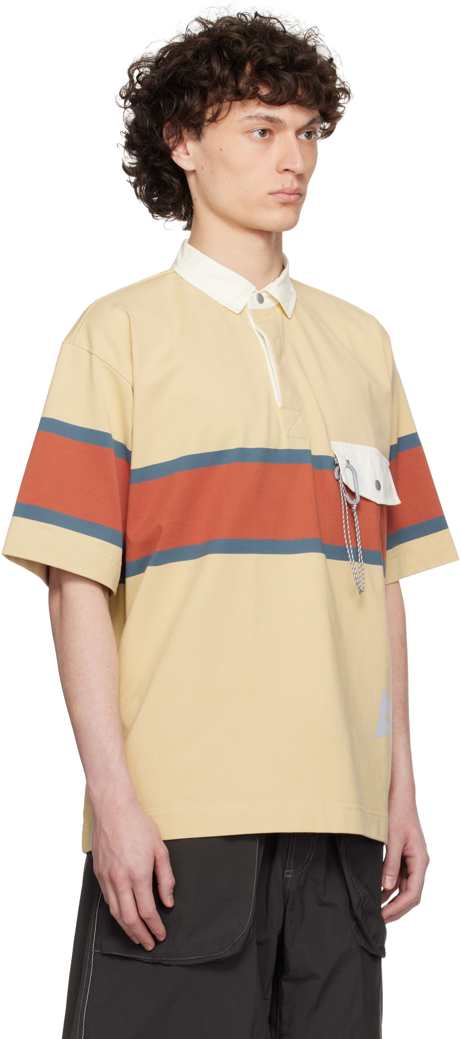 Polo skjorte and wander and wander x Gramicci Tech Rugby Polo Gul | GUJ5-S3010, 1