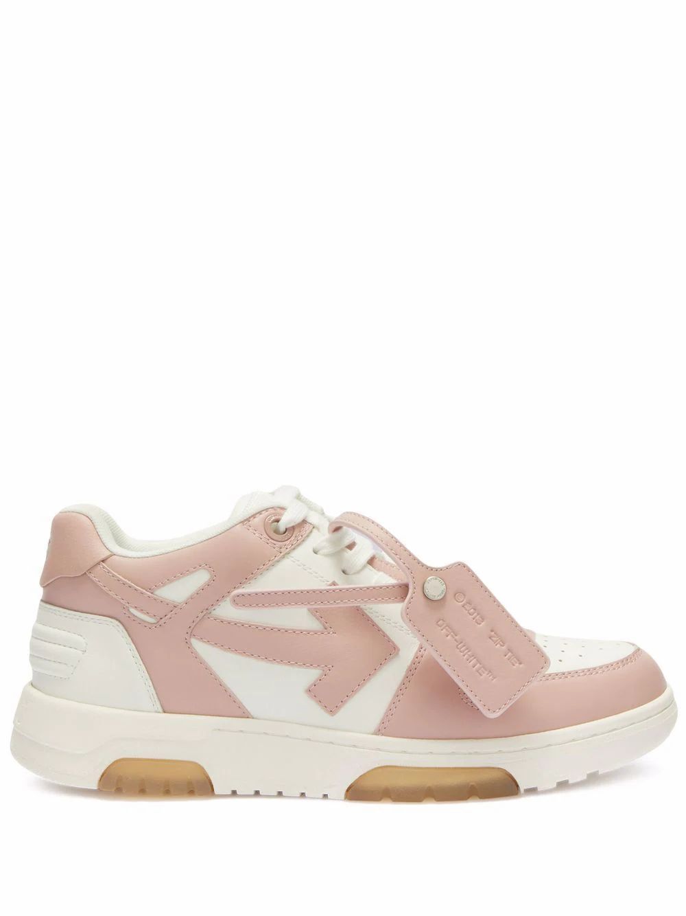 Sneakers og sko Off-White Out Of Office OOO "White Pink" W Hvid | OWIA259S22LEA0010130, 0