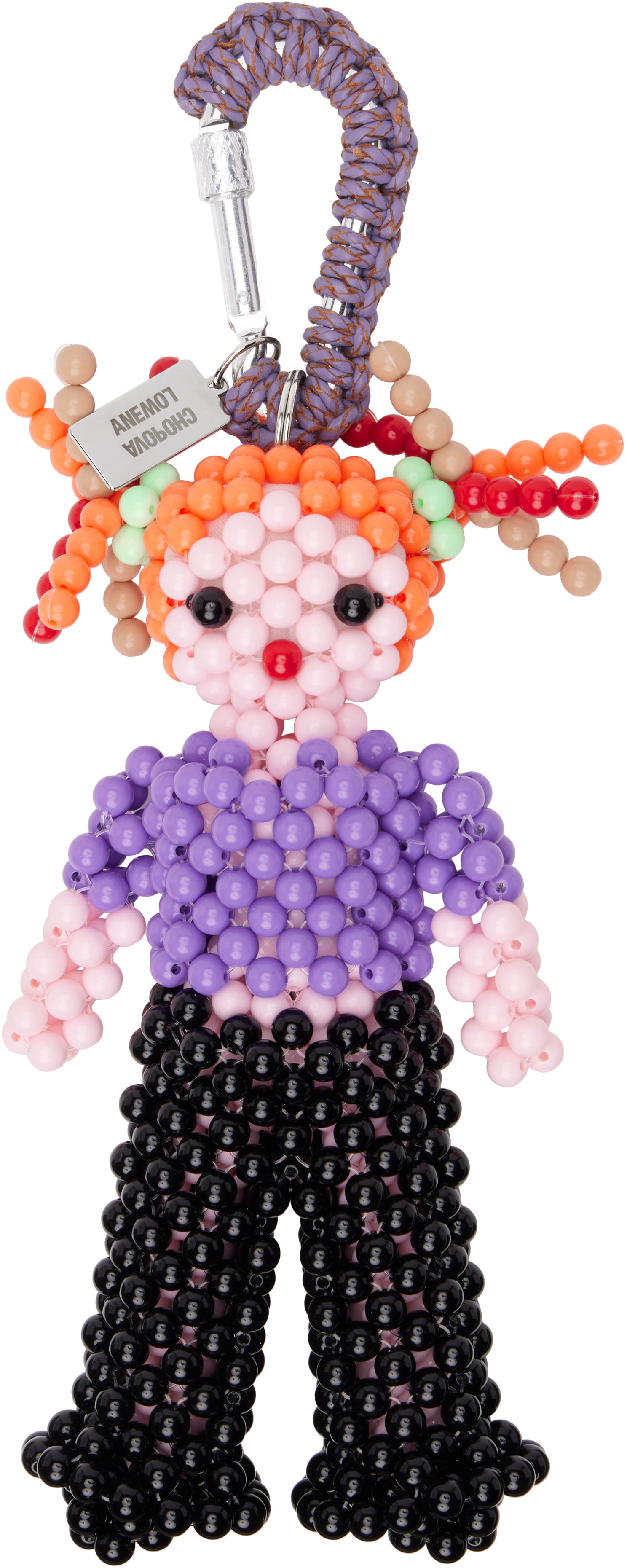 Nøgleringe Chopova Lowena Chopova Lowena Laura Beaded Doll Bag Charm Flerfarvet | 6605, 0