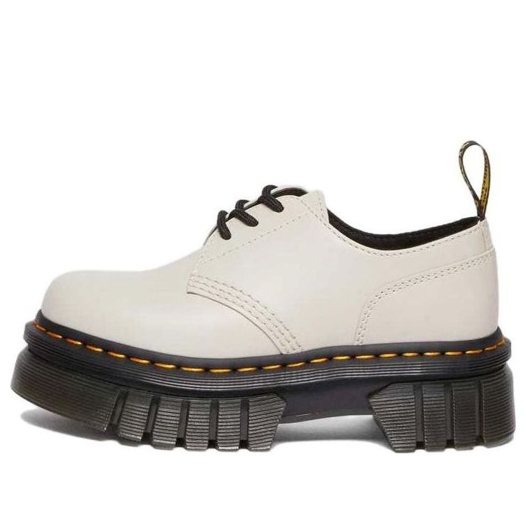 Sneakers og sko Dr. Martens Audrick Nappa Leather Platform Shoes Hvid | 27147055, 0