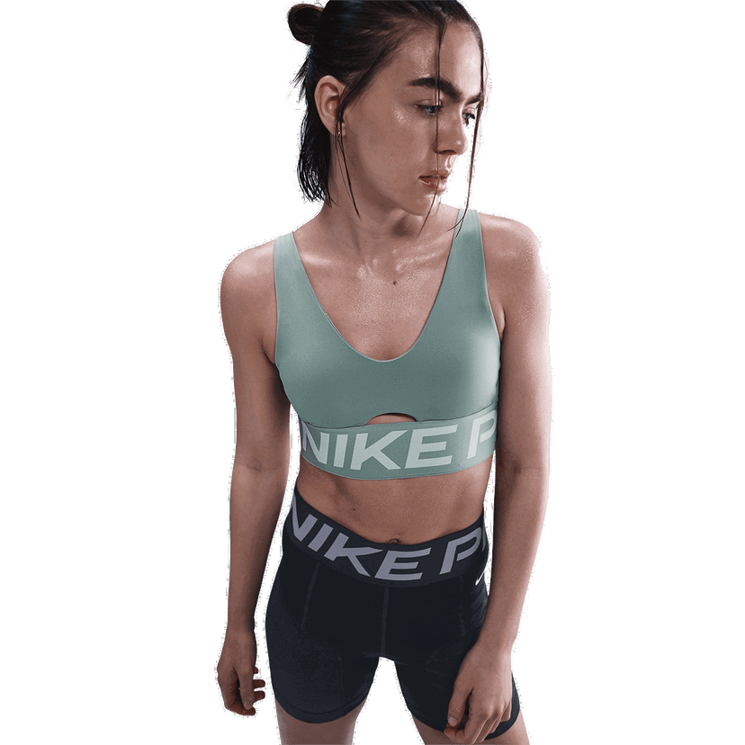 Bh Nike Indy Plunge Bold Sports Bra Grøn | HF7324-017