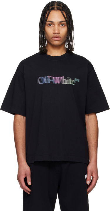 T-shirt Off-White Off-White Skate Short Sleeve T-Shirt Sort | OMAA120S25JER00M1084, 0