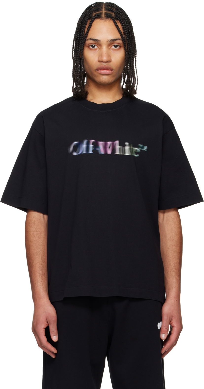 T-shirt Off-White Off-White Skate Short Sleeve T-Shirt Sort | OMAA120S25JER00M1084