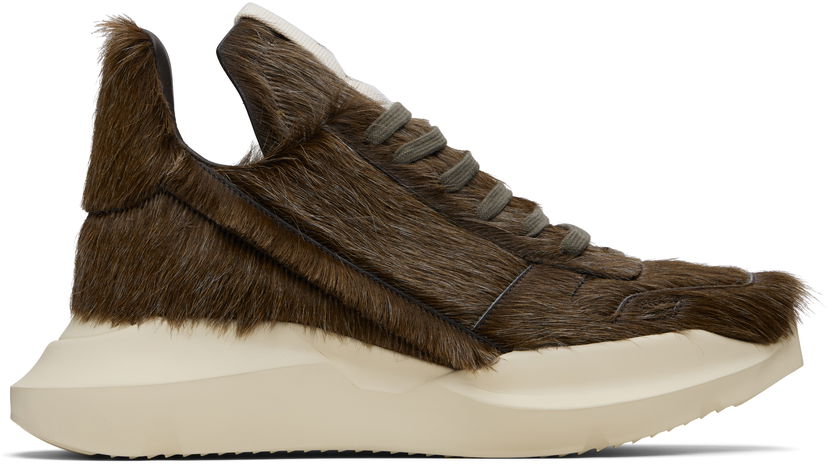 Sneakers og sko Rick Owens Rick Owens Concordians Geth Runner Brun | RR02E1814 LHLC