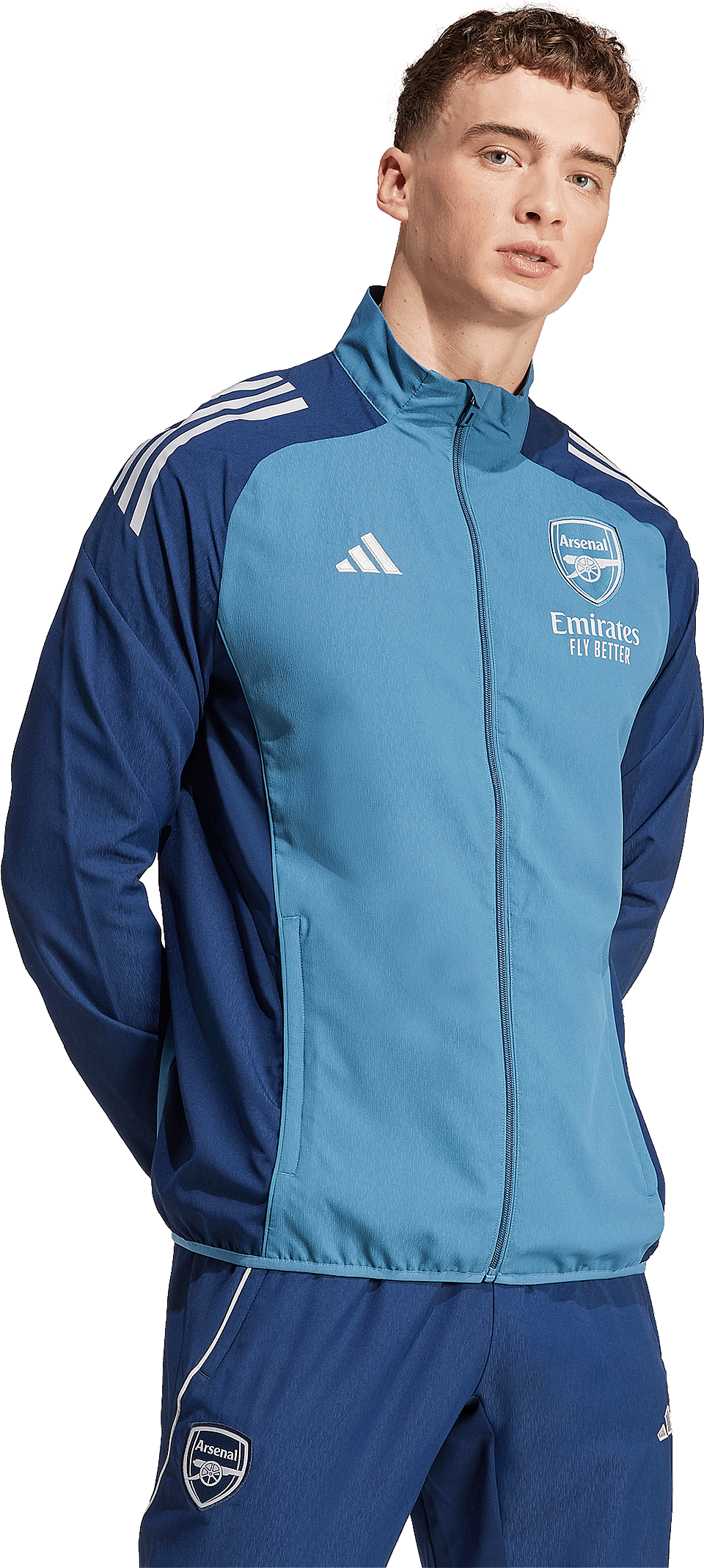 Jakke adidas Originals Arsenal FC Pre-Match Jacket 2025/26 Blå | jj1790, 1