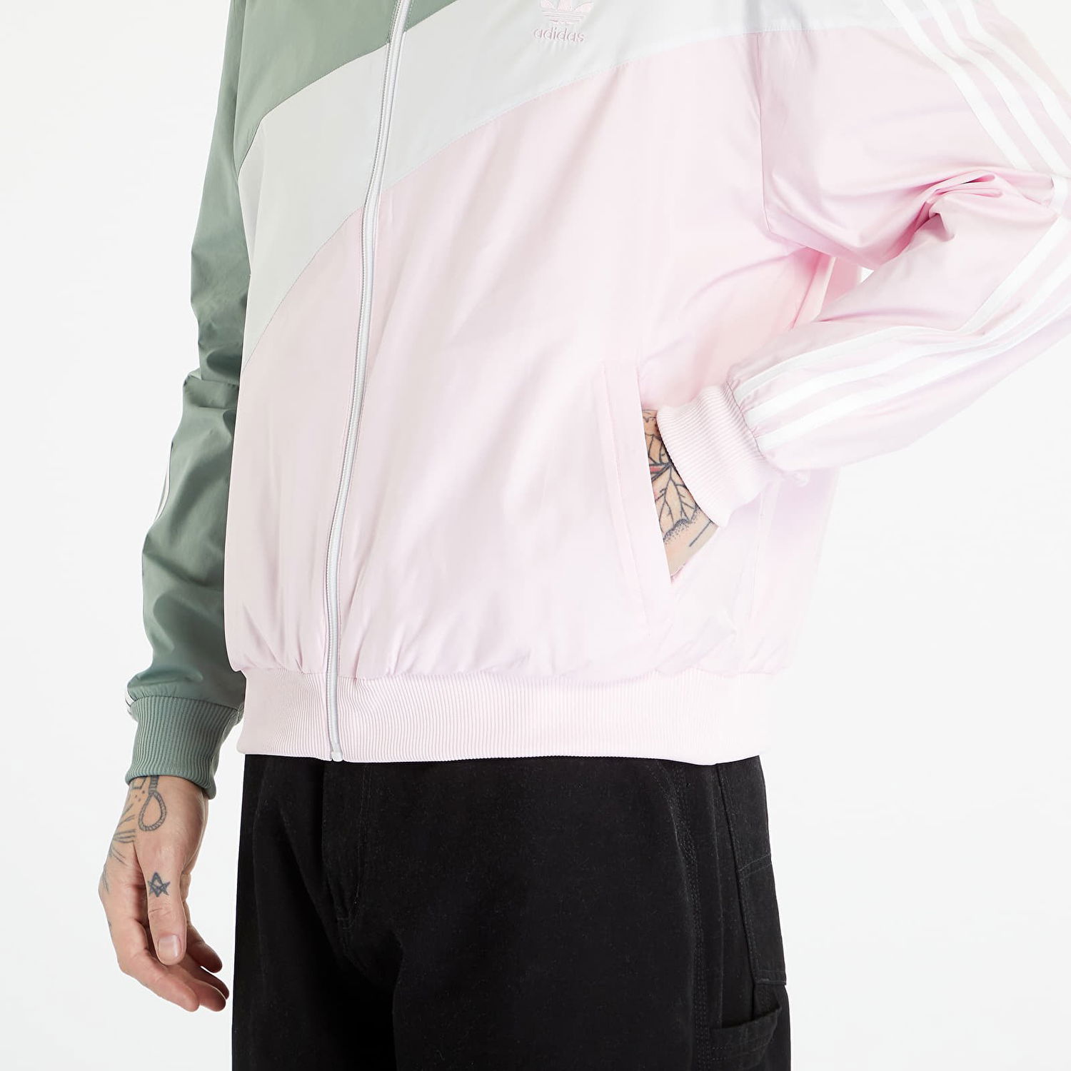Jakke adidas Originals Swirl Woven Track Jacket Lyserød | IC5552, 1