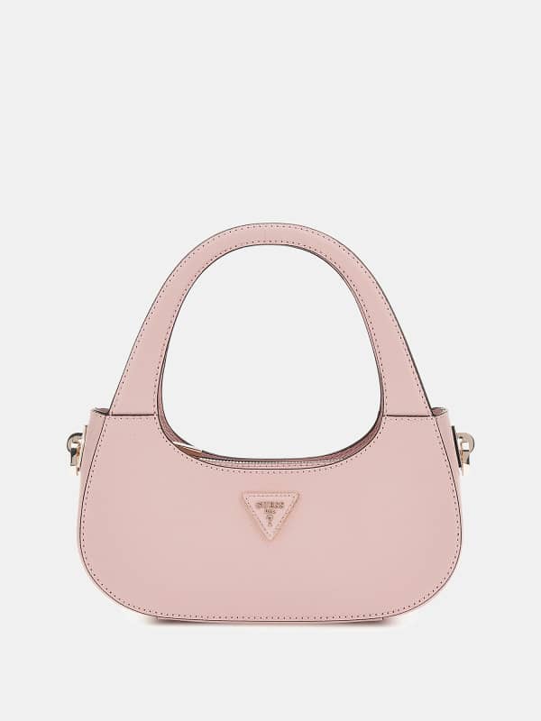 Håndtaske GUESS Jazlynn Saffiano Hobo Bag Lyserød | HWEZG952301