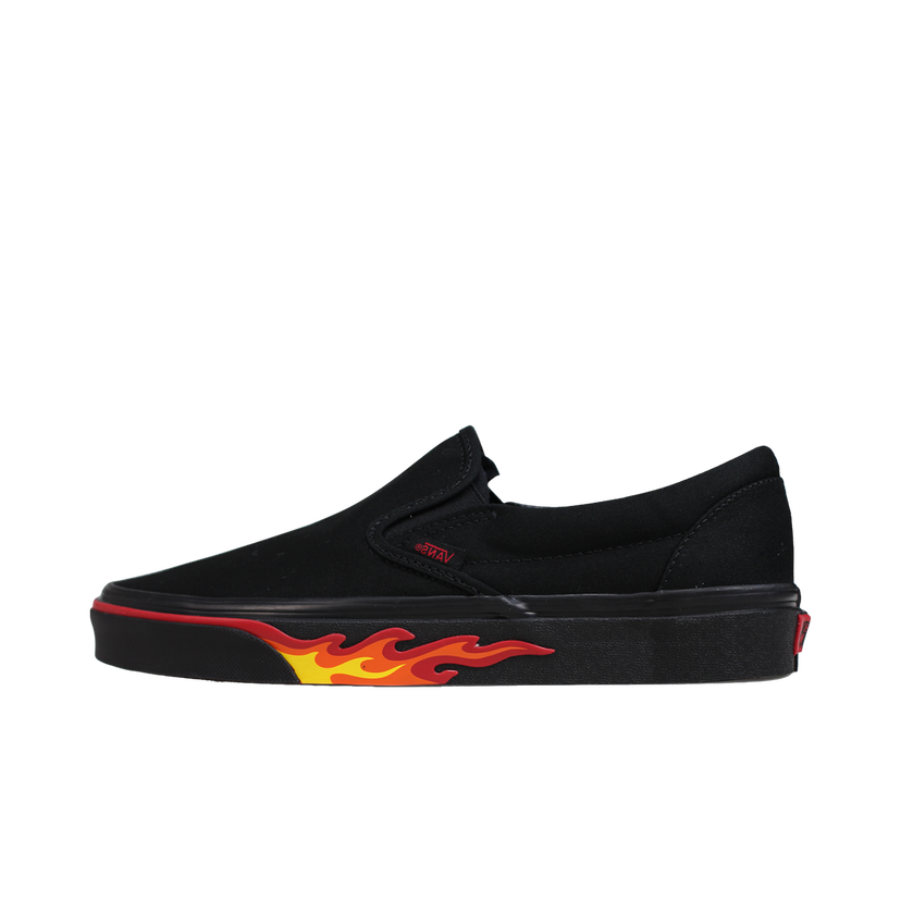 Sneakers og sko Vans Slip-On Flame Wall Sort | VN0A38F7Q8Q