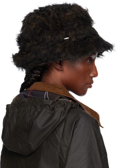 Hat OUR LEGACY Shaggy Faux-Fur Logo Hardware Bucket Hat Sort | A4258BOB, 2