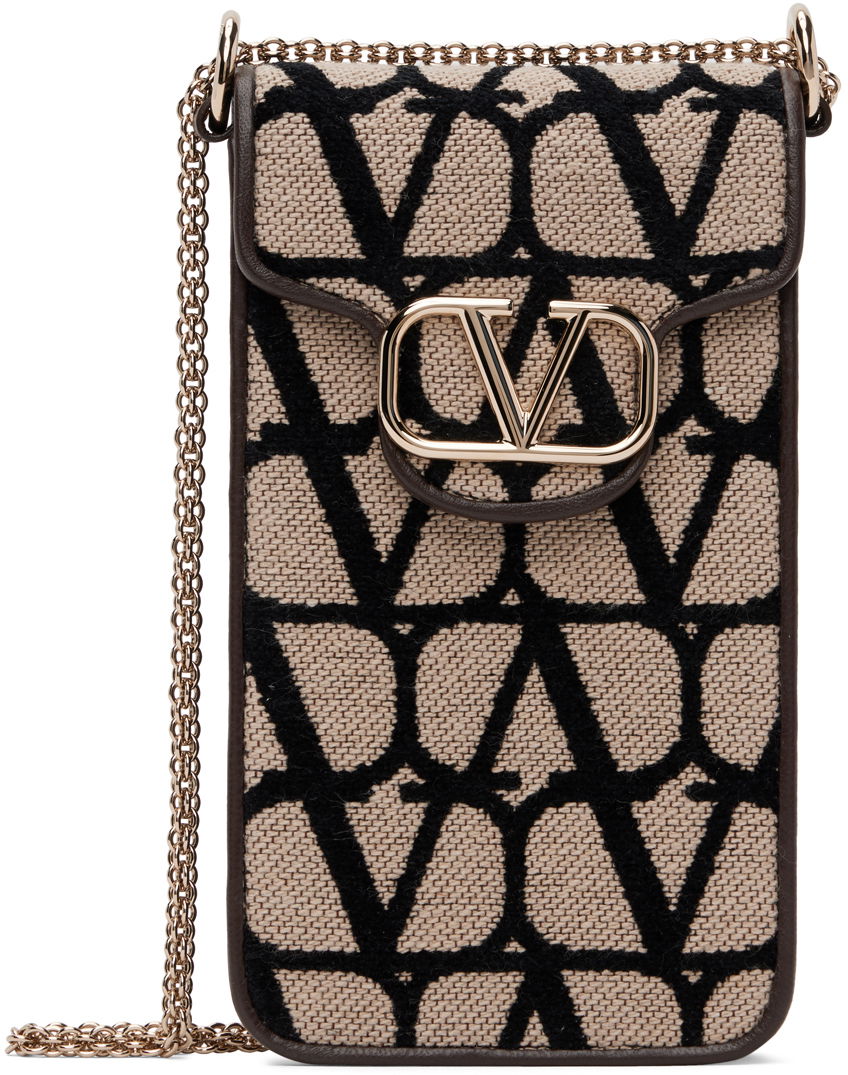 Skuldertaske Valentino Garavani Locò Toile Iconographe Bag Beige | 2W0P0Z11VRI, 0