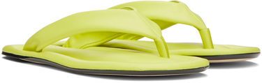 Sneakers og sko BY FAR BY FAR Dasha Leather Thong Sandals Grøn | 23SSDASAPLNAP, 3