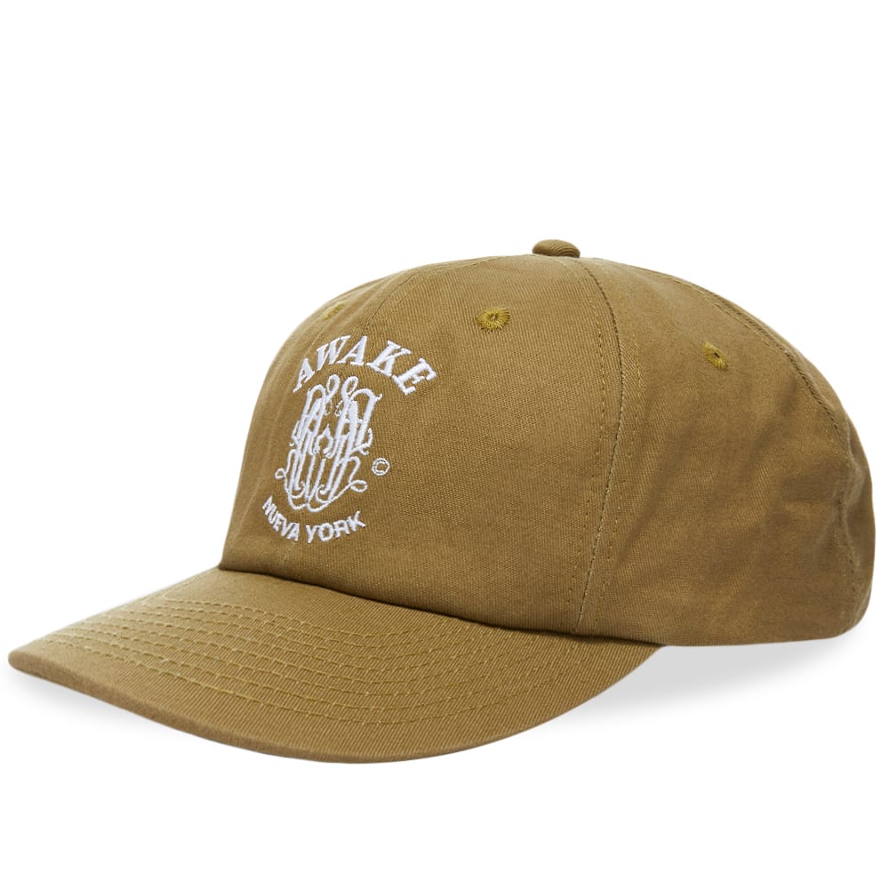 Kasket Awake NY Nueva York Crest 6 Panel Cap Brun | AWK-SP22-HA007-SD, 0
