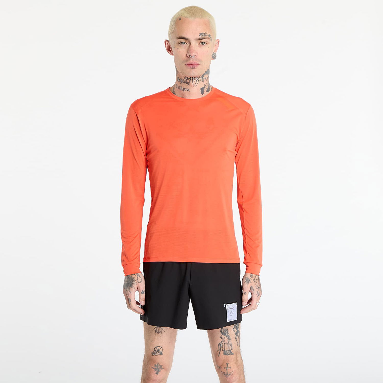T-shirt Soar Running Long Sleeve Tech T-Shirt Orange | AW25-SLS4M-ORA, 0