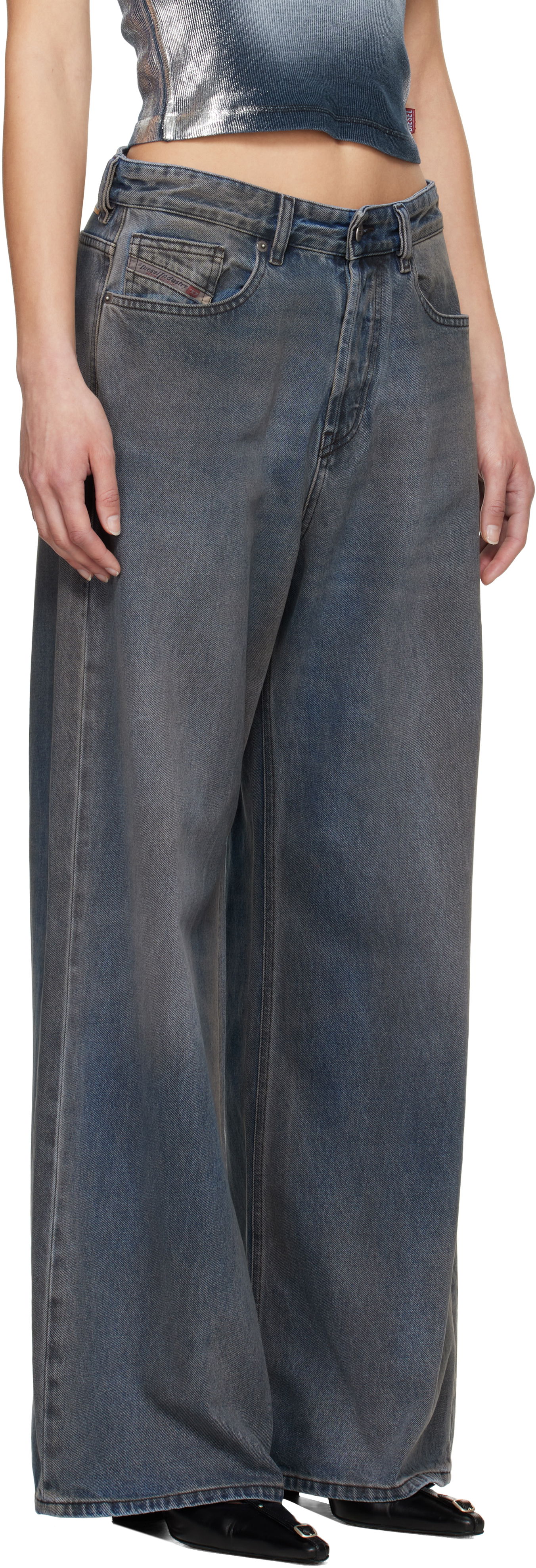 Jeans Diesel Diesel 1996 D-Sire Wide-Leg Jeans Blå | A06925 09L46, 1