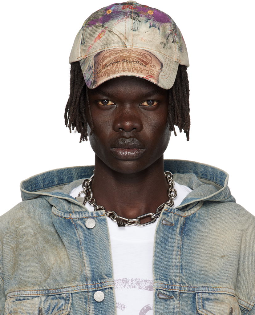 Kasket Acne Studios Acne Studios Printed Baseball Cap Flerfarvet | C40431-