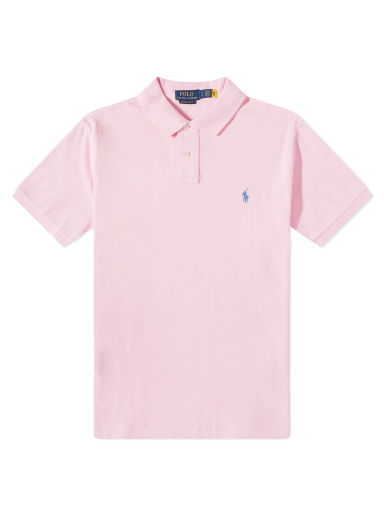 Polo skjorte Polo by Ralph Lauren Custom Slim Fit Polo Carmel Pink Lyserød | 710782592033