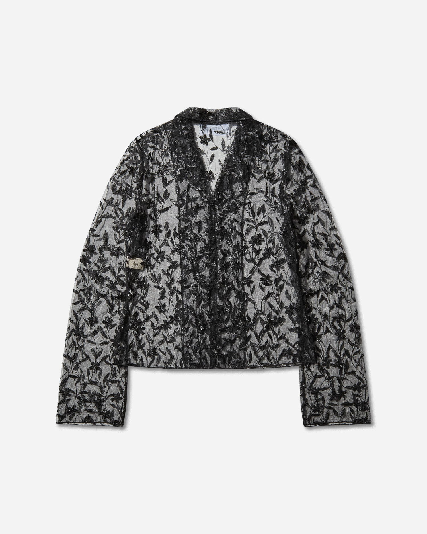 Skjorte OpéraSPORT Flora Lace Shirt Sort | S45FW25  4, 0