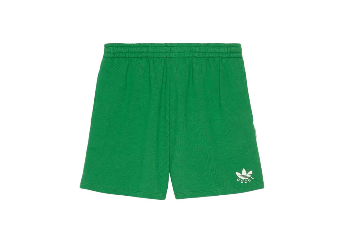 Shorts Gucci adidas x Cotton Shorts Green Grøn | 691640 XJEKQ 3826, 0
