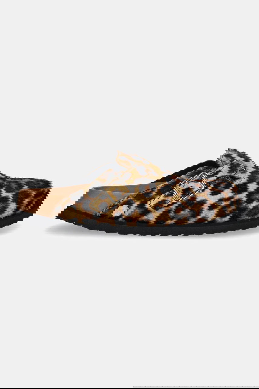 Sneakers og sko Birkenstock Leopard Print Clog with Buckle 1774 Boston FUR Flerfarvet | 1031919, 1