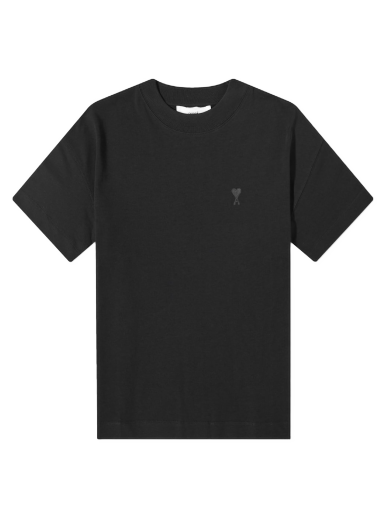 T-shirt AMI Tonal Heart Tee Sort | UTS012-726-001