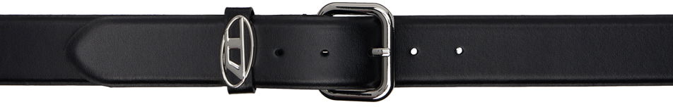 Bælter Diesel B-1dr Oval D Loop Leather Belt Sort | X10127-P6364-T8013, 0