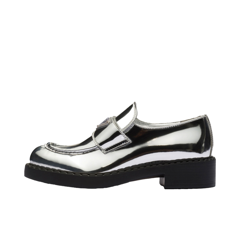 Sneakers og sko Prada Metallic Leather 50mm Loafers "Silver" Metalisk | 1D246M_3AU1_F0118_F_B050