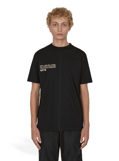 T-shirt Space Available Upcycled Case Study T-Shirt Sort | SA-TS-UCS001 BLK