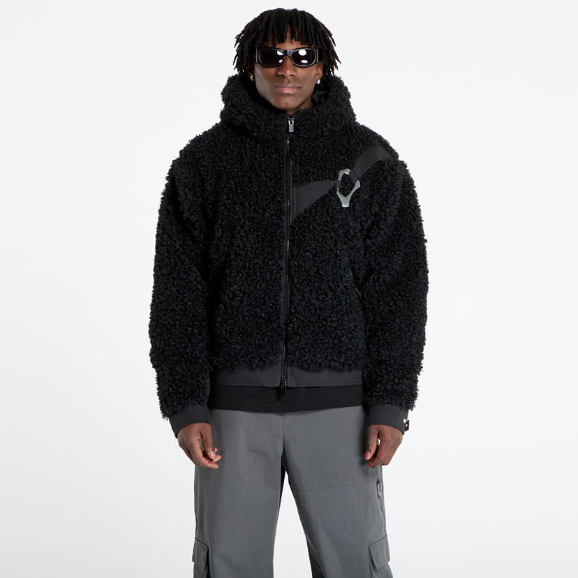 Jakke HELIOT EMIL HELIOT EMIL Chiaroscuro Fleece Jacket Sort | PREAW25_M_02_155_BLK01