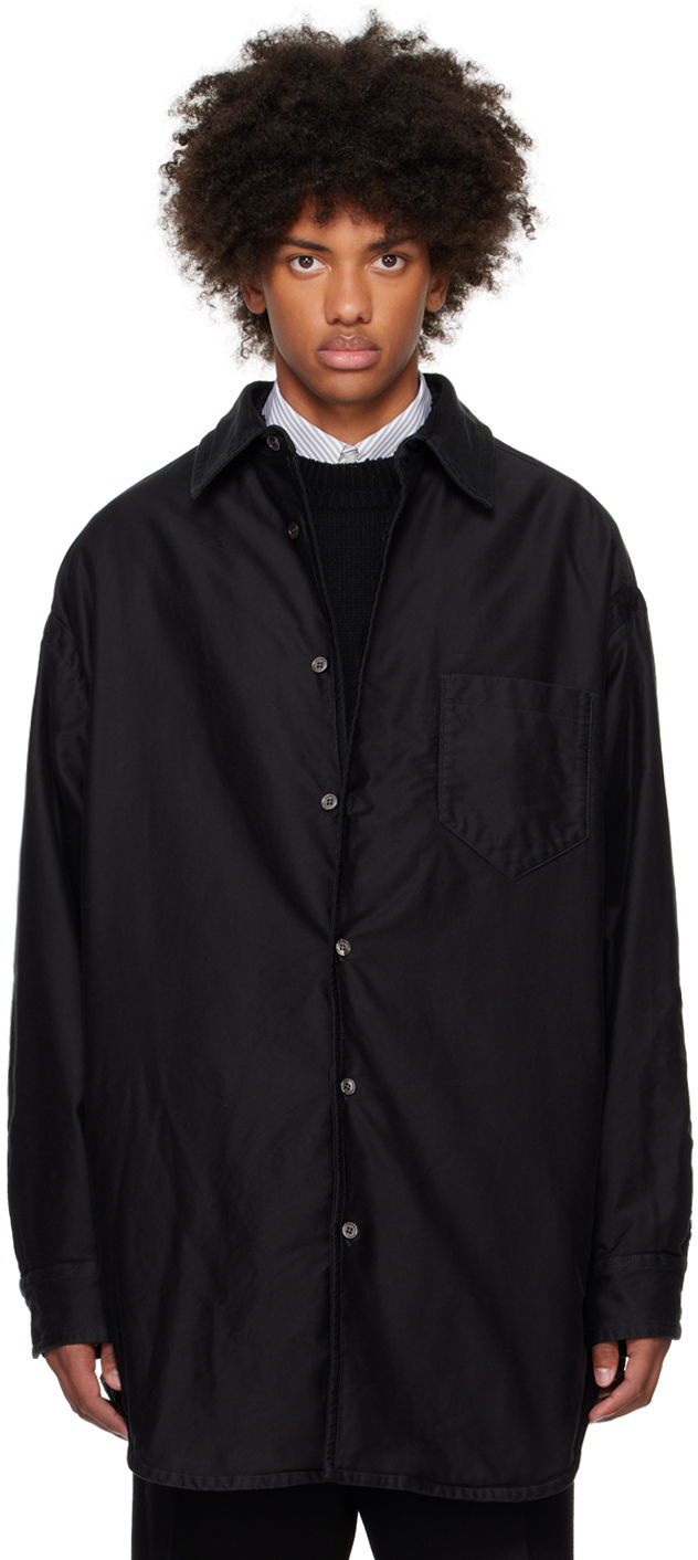 Skjorte Maison Margiela Padded Cotton Shirt Sort | S50DT0046 M35217, 0