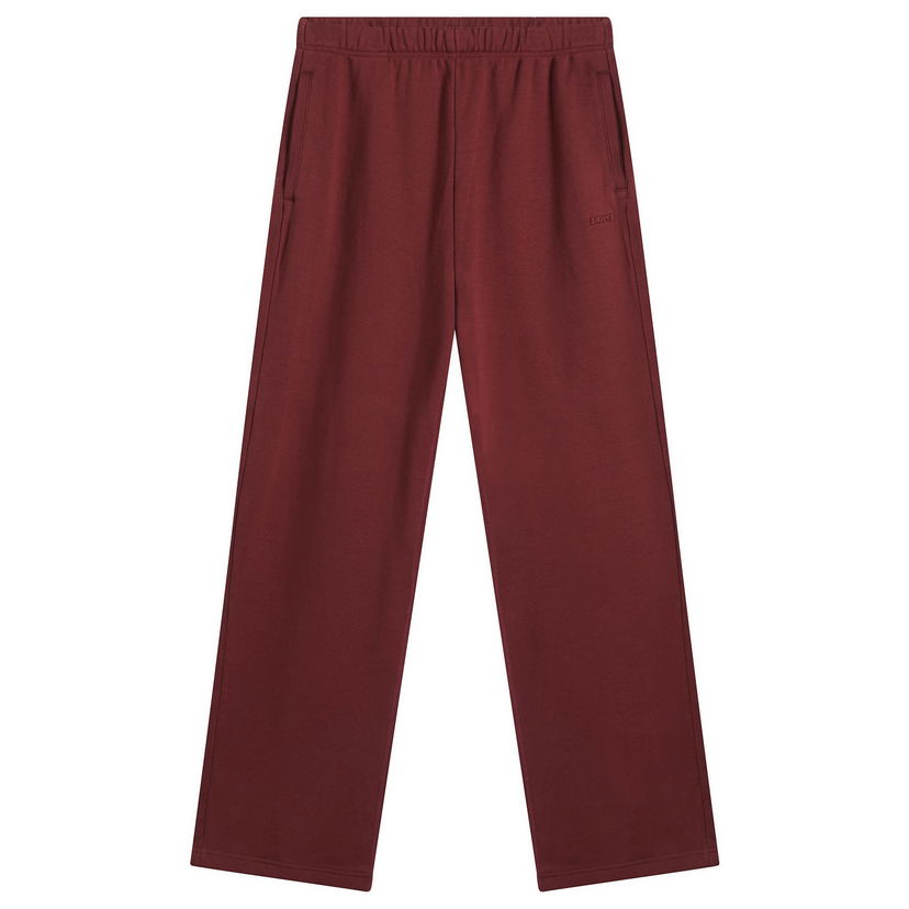 Bukser SKIMS Cotton Fleece Classic Straight Leg Pant Bourgogne | ST-PNT-8385W-MRT