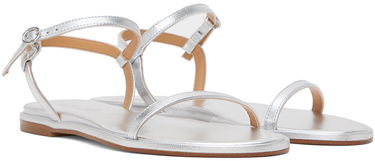 Skopleje Aeyde Aeyde Nettie Flat Sandals Metalisk | A11-FS-TTTR08FL49-SS24-920-051, 3