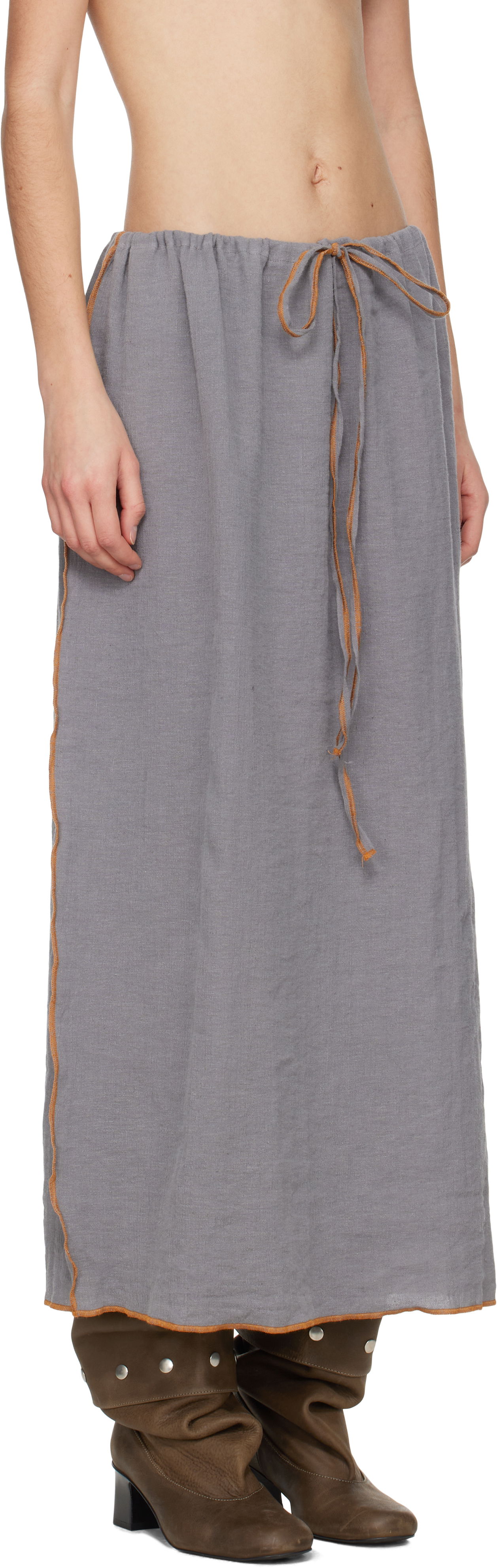 Nederdel Baserange Max Maxi Skirt Grå | SKMX-LC-SP25, 1