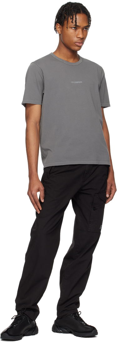 T-shirt C.P. Company C.P. Company Resist Dyed Jersey T-Shirt Grå | 18CMTS085A-005431R, 3