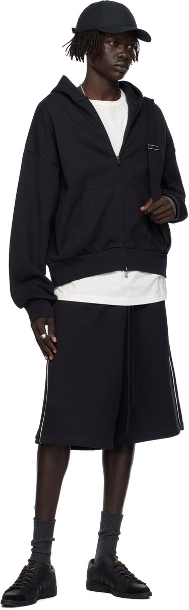 Sweatshirt Fear of God Fear of God ESSENTIALS Classic Fit Fleece Zip-Up Hoodie Sort | 192SP254780F, 3