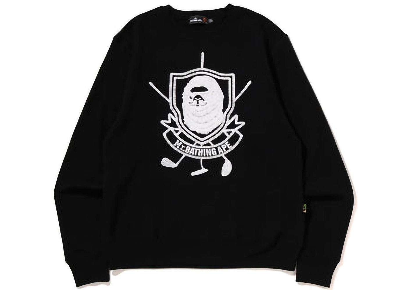Sweater BAPE Mr. Bathing Ape Golf Crewneck Sort | 7I80-113-001, 0