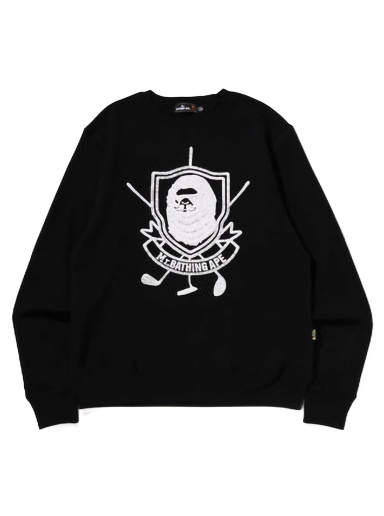 Sweater BAPE Mr. Bathing Ape Golf Crewneck Sort | 7I80-113-001