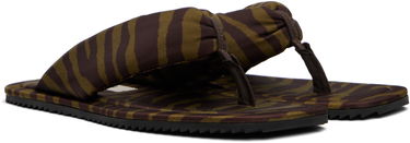 Tøj The Attico Attico Indie Flip-Flops Brun | 250WSH00797 PAA014PR, 3