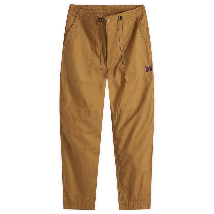 Cargo bukser Needles Fatigue String Pant Brun | PU240-MOCHA