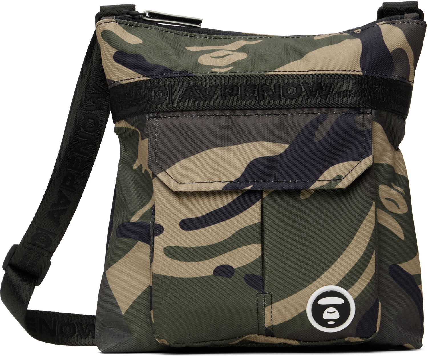 Skuldertaske AAPE by A Bathing Ape AAPE by A Bathing Ape 'AAPE Now' Crossbody Bag Grøn | AAPBGM5331XAOGRZ, 0