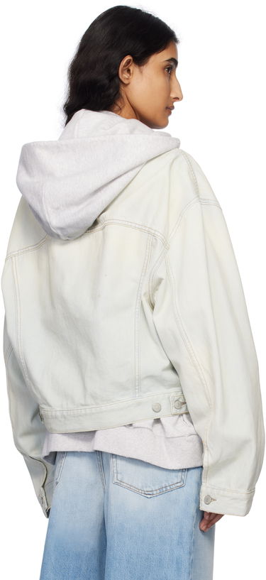 Jakke Acne Studios Acne Studios Relaxed Cropped Denim Jacket Blå | A90639-, 2