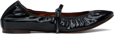 Tøj LANVIN Lanvin Mary Jane Glossy Leather Ballerinas Sort | FW-BAMB05-GLOS-H24, 0