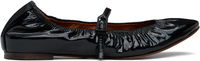 Lanvin Mary Jane Glossy Leather Ballerinas